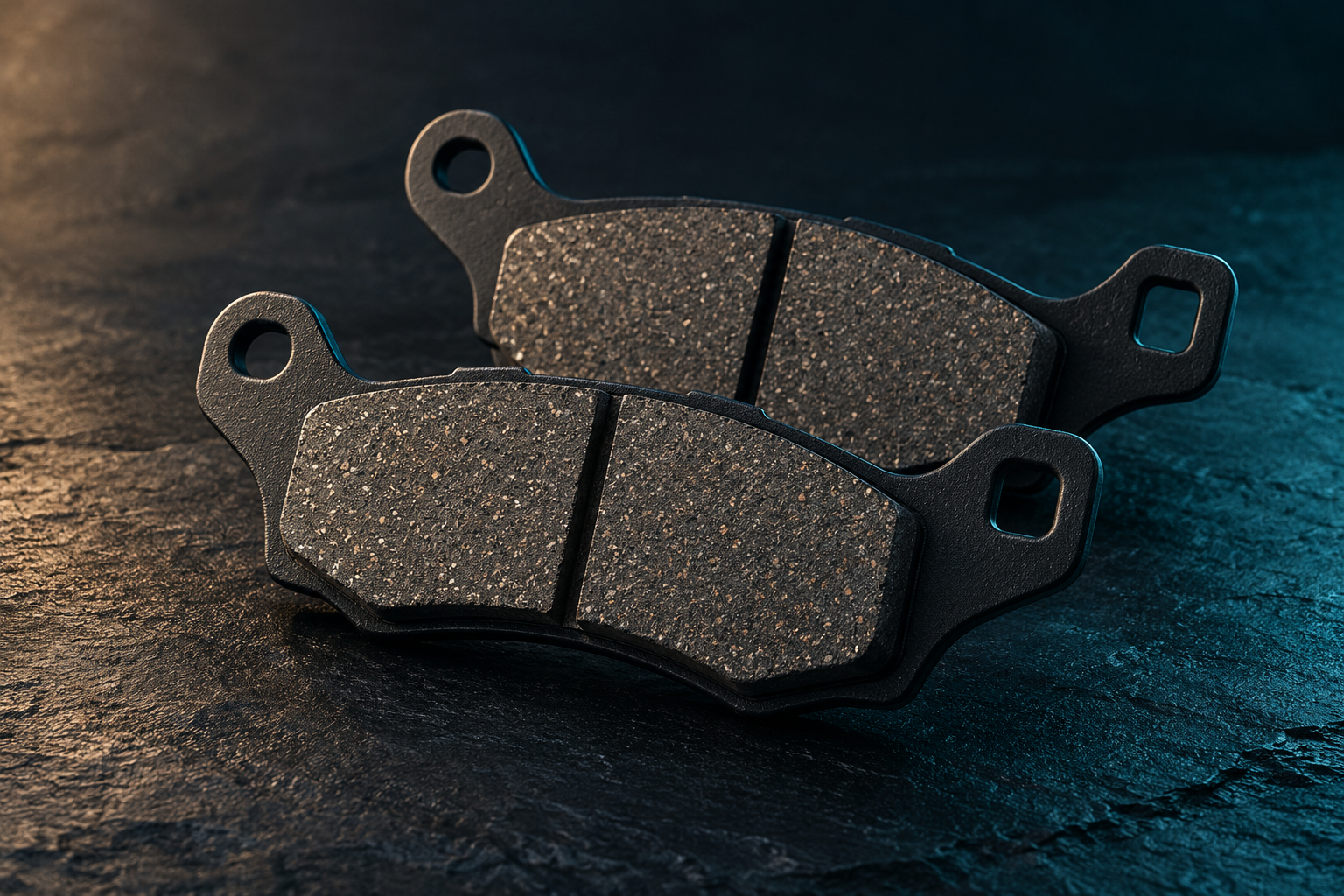 Illustrative powersports brake pads