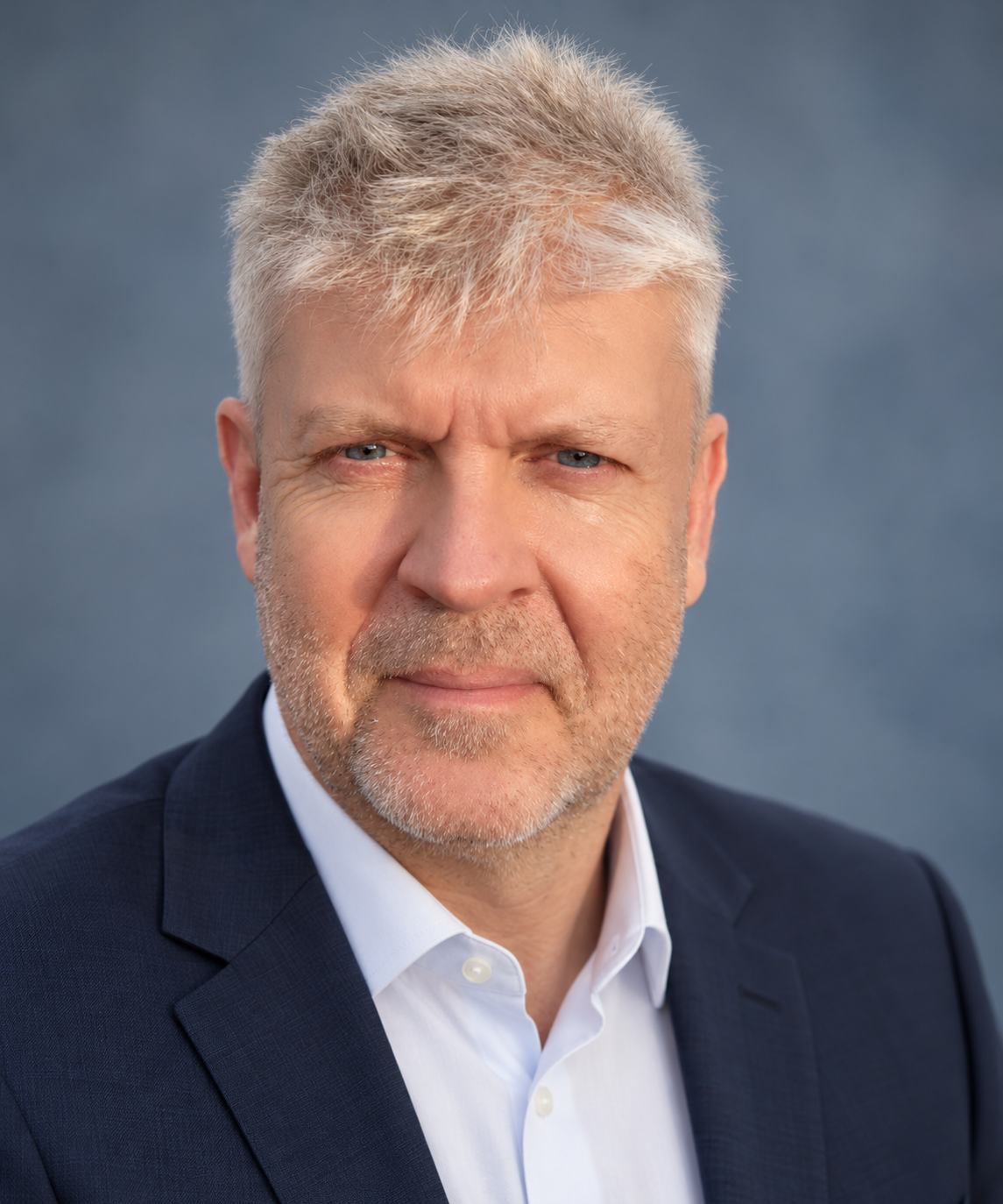 AI-edited portrait of Kim Hansen